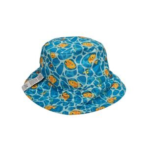 UV Skinz Reversible Beach Bucket‎ Hat Kids Boys Size 6 UPF 50 Sunwear Protect